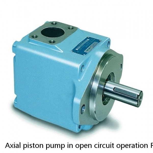 Axial piston pump in open circuit operation Rexroth A4VSO Series